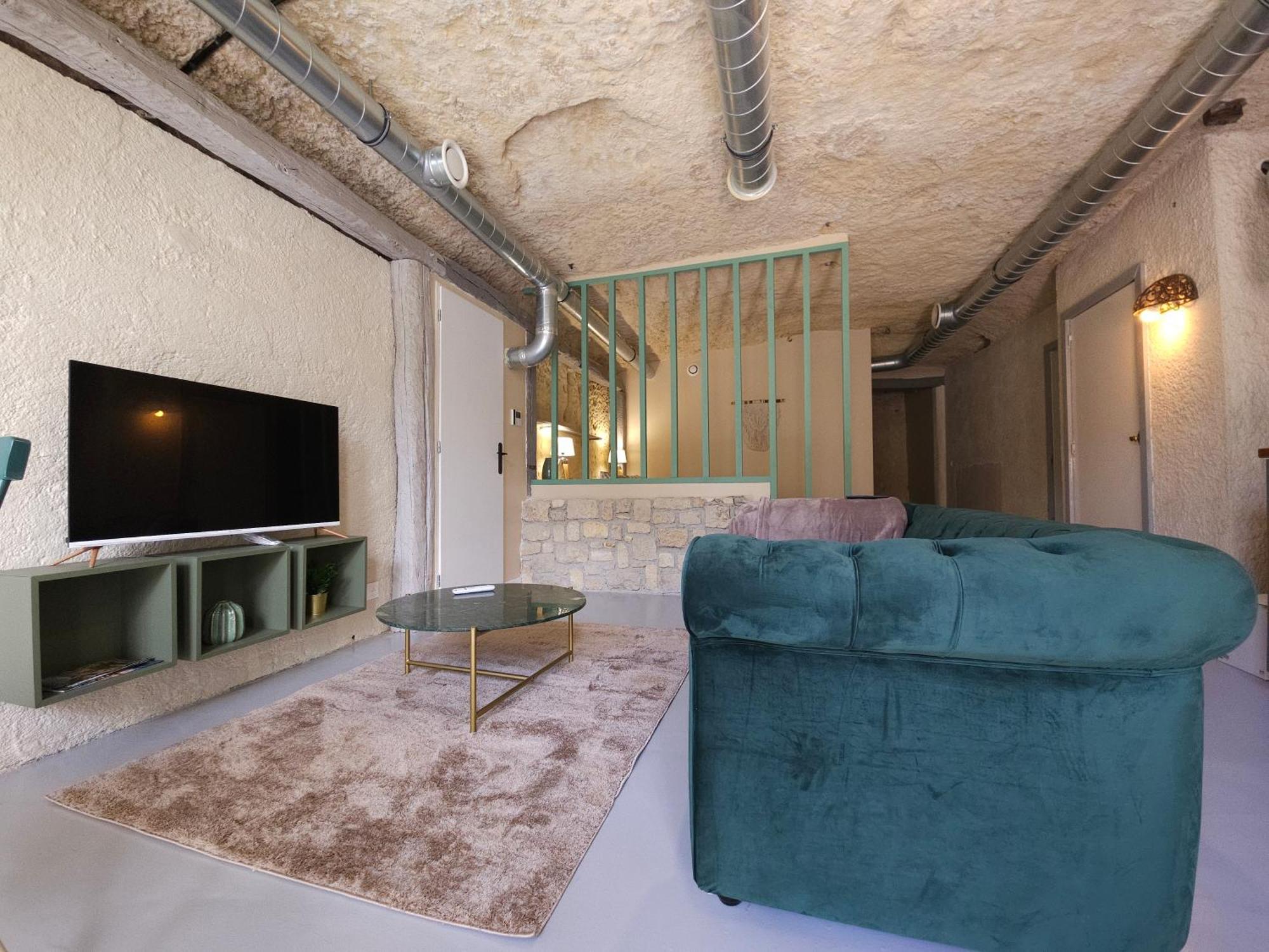 The Sweet Cave Apartment Saint-Etienne-de-Chigny Luaran gambar