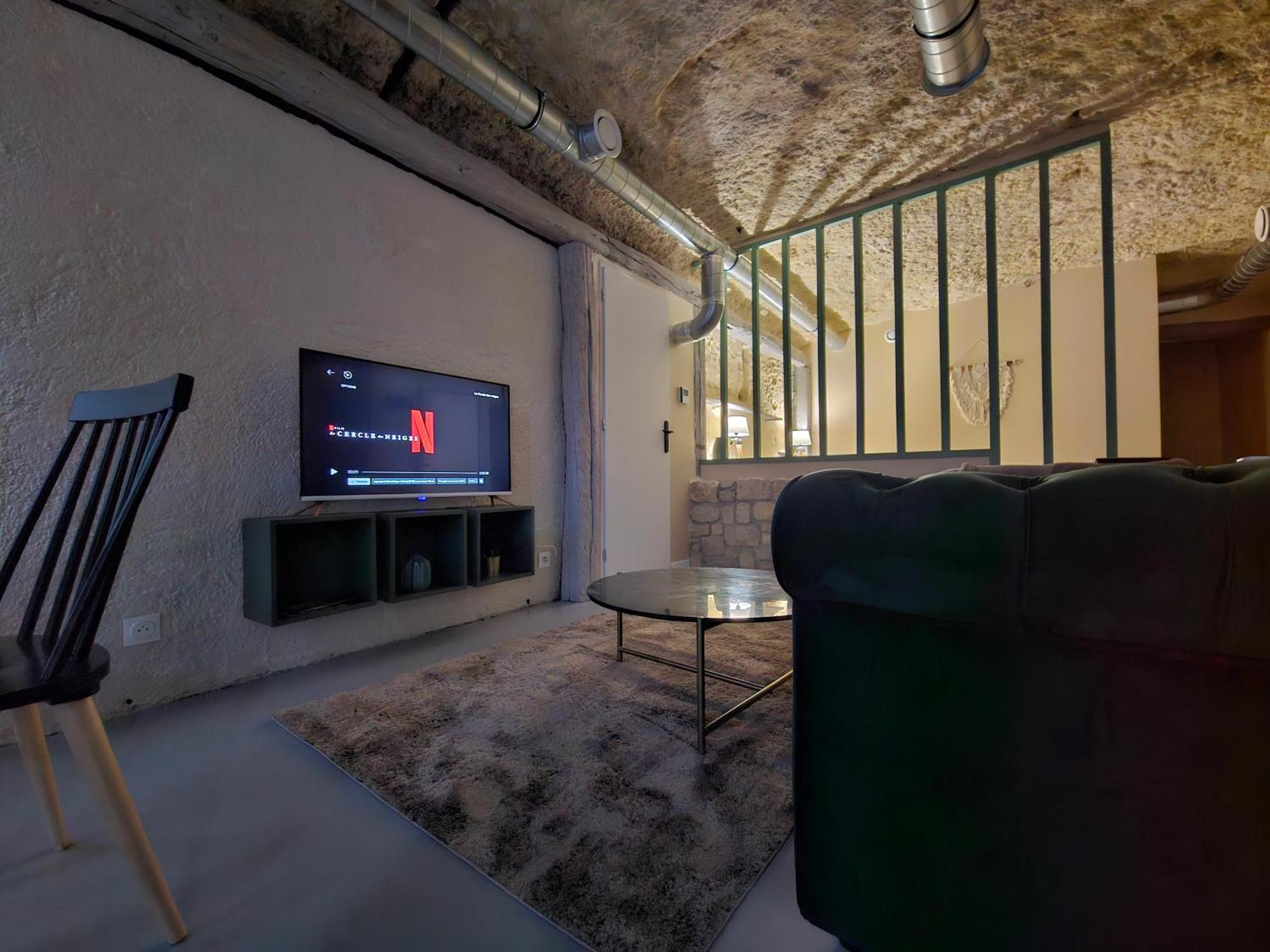 The Sweet Cave Apartment Saint-Etienne-de-Chigny Luaran gambar